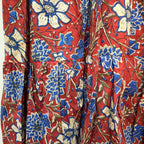 Handblock (Bagru print)Cotton Peplum dress