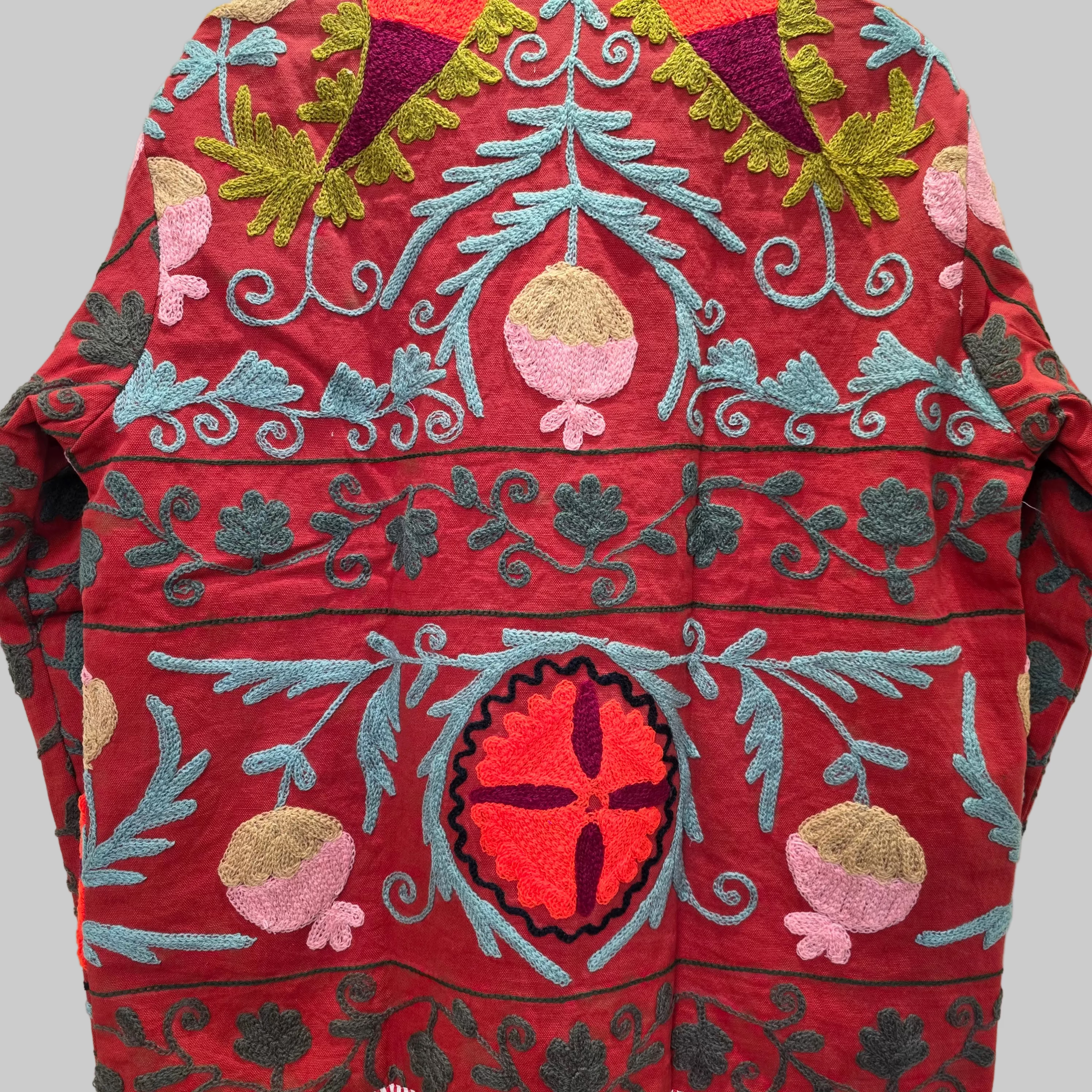 Cotton Suzani jacket,Kimono style