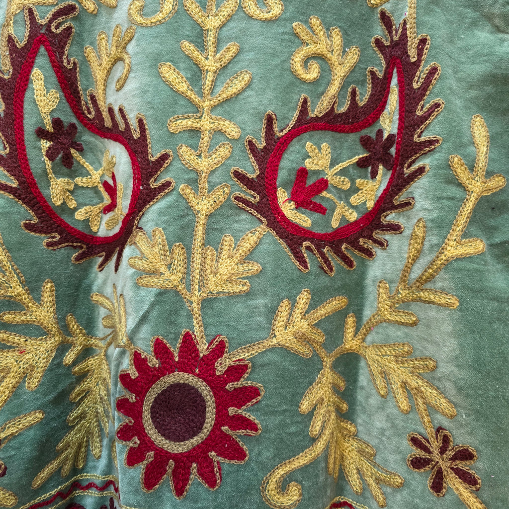 Mango Velvet Suzani jacket