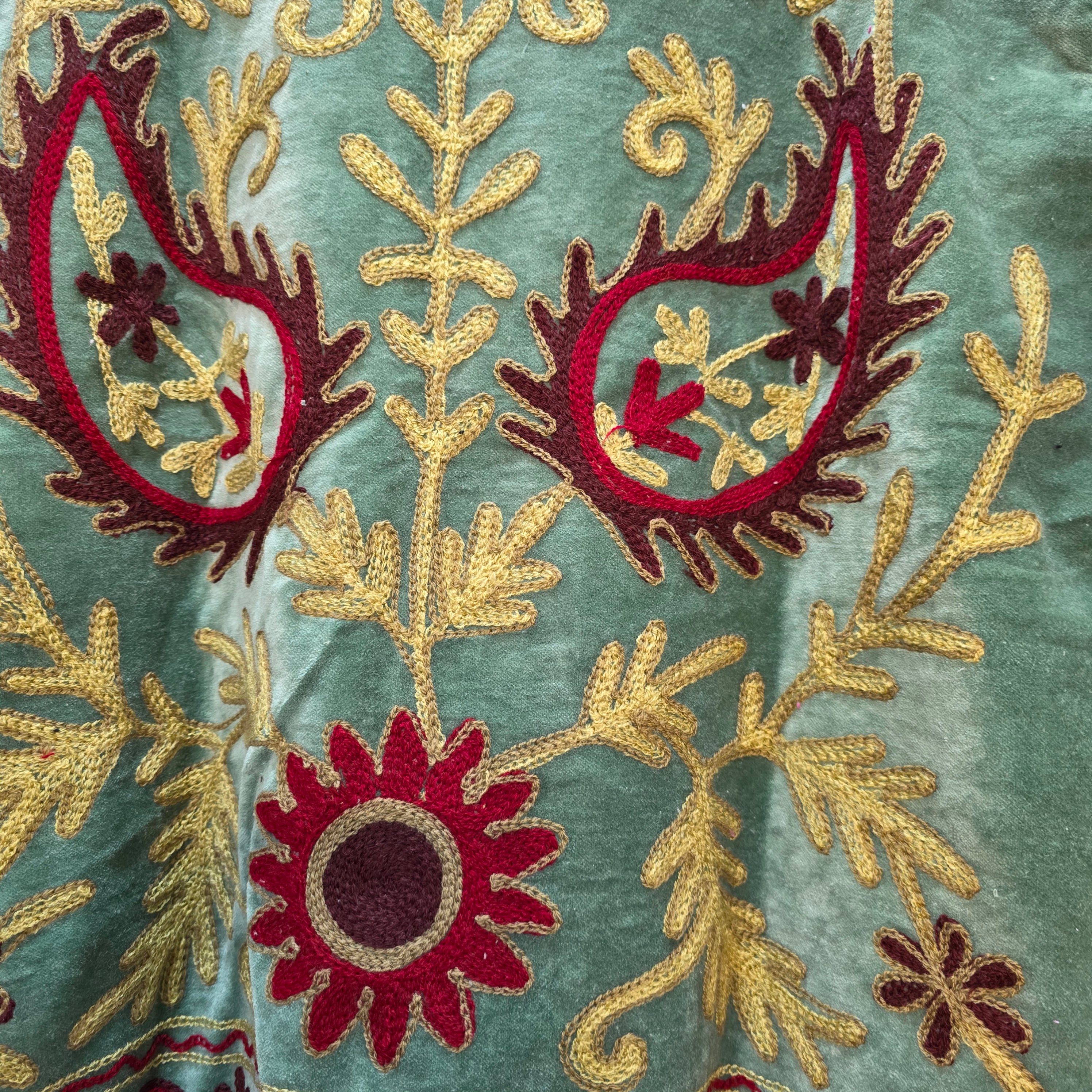 Mango Velvet Suzani jacket