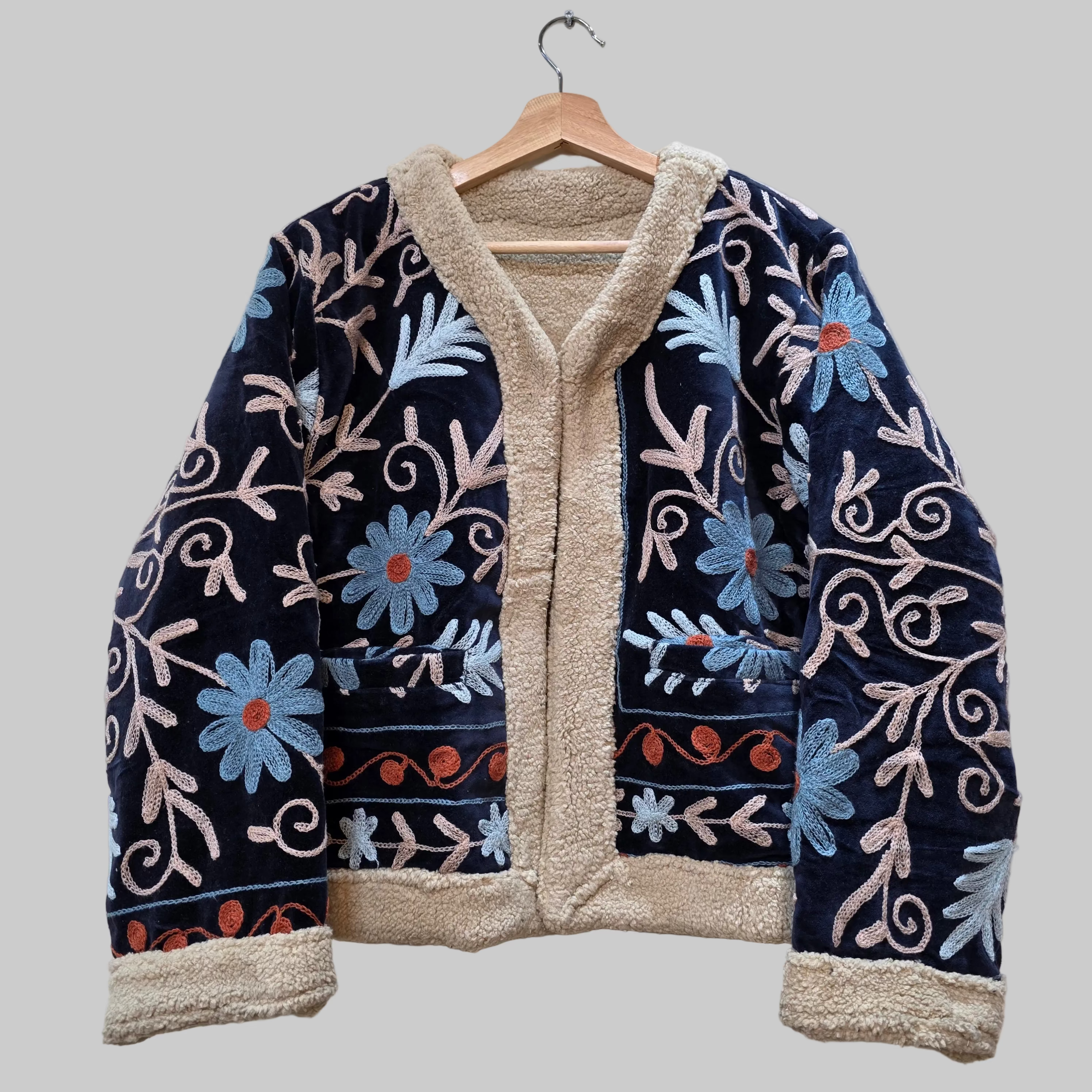 Teddy Velvet Suzani jacket