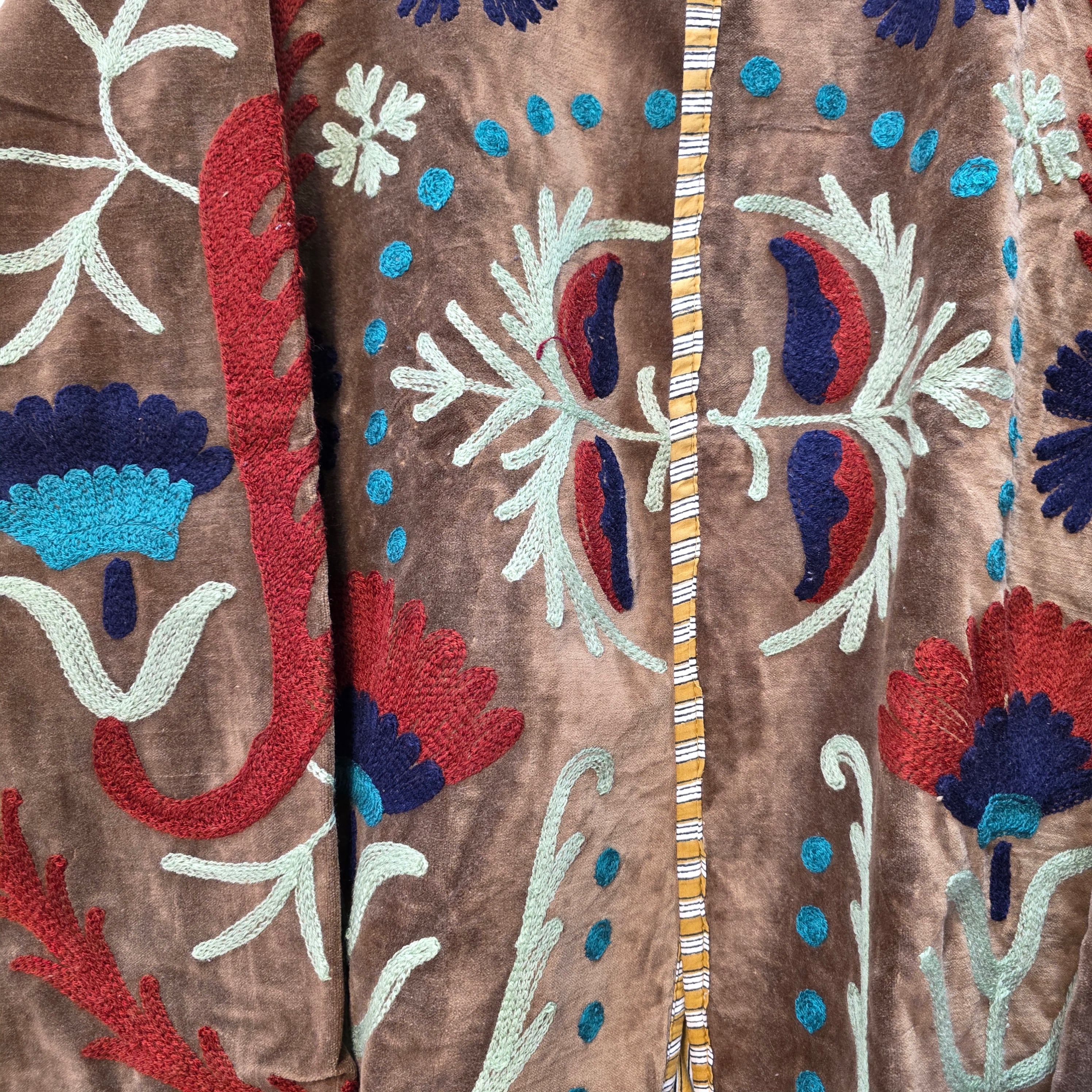 Mango Velvet Suzani jacket