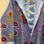 Parrot Jute Suzani jacket