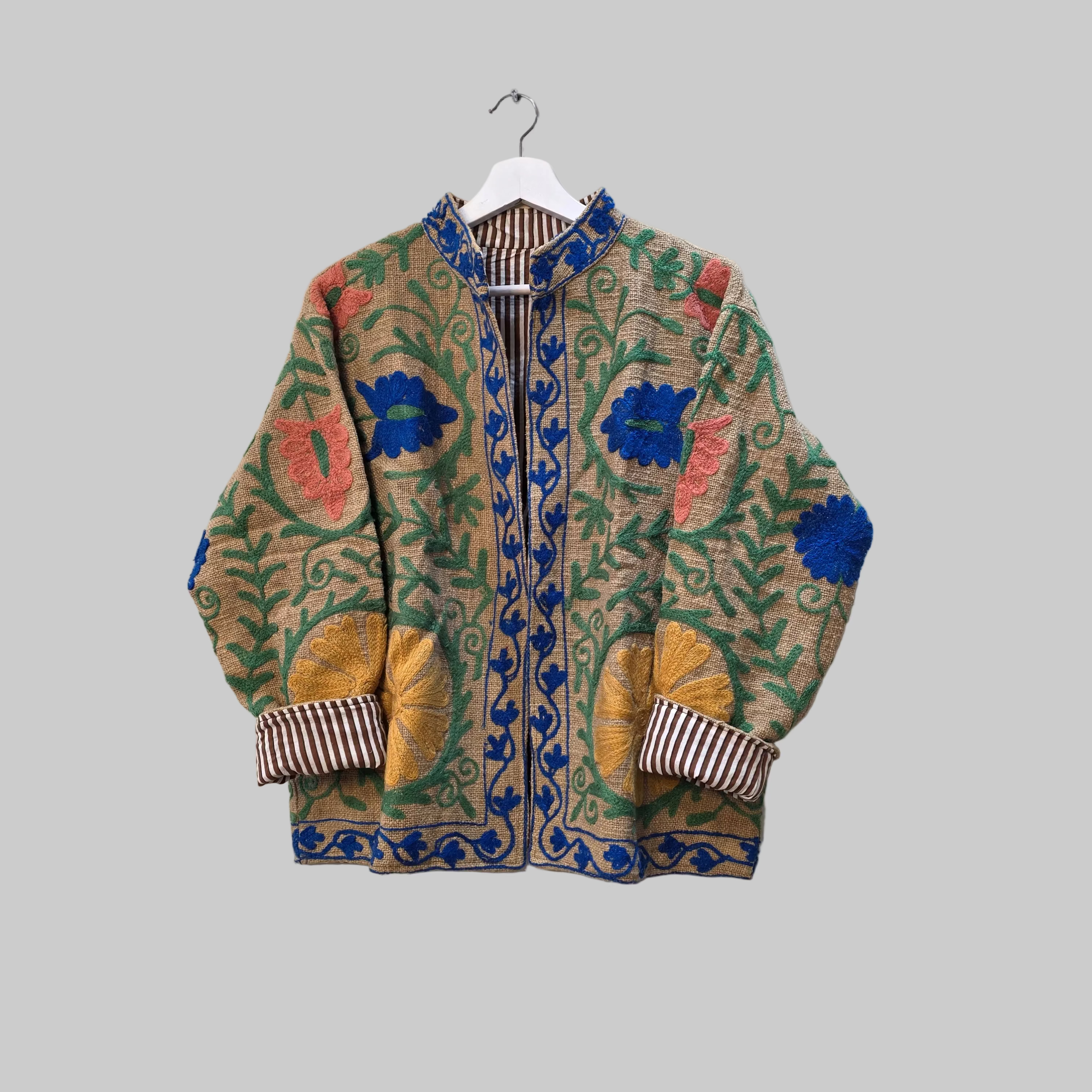 Chakra Jute Suzani jacket