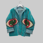 Eyes Velvet Suzani jacket